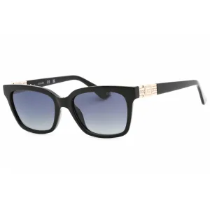 Guess Women's Sunglasses - Smoke Polarized Lens Shiny Black Square Frame | GU7869 01D