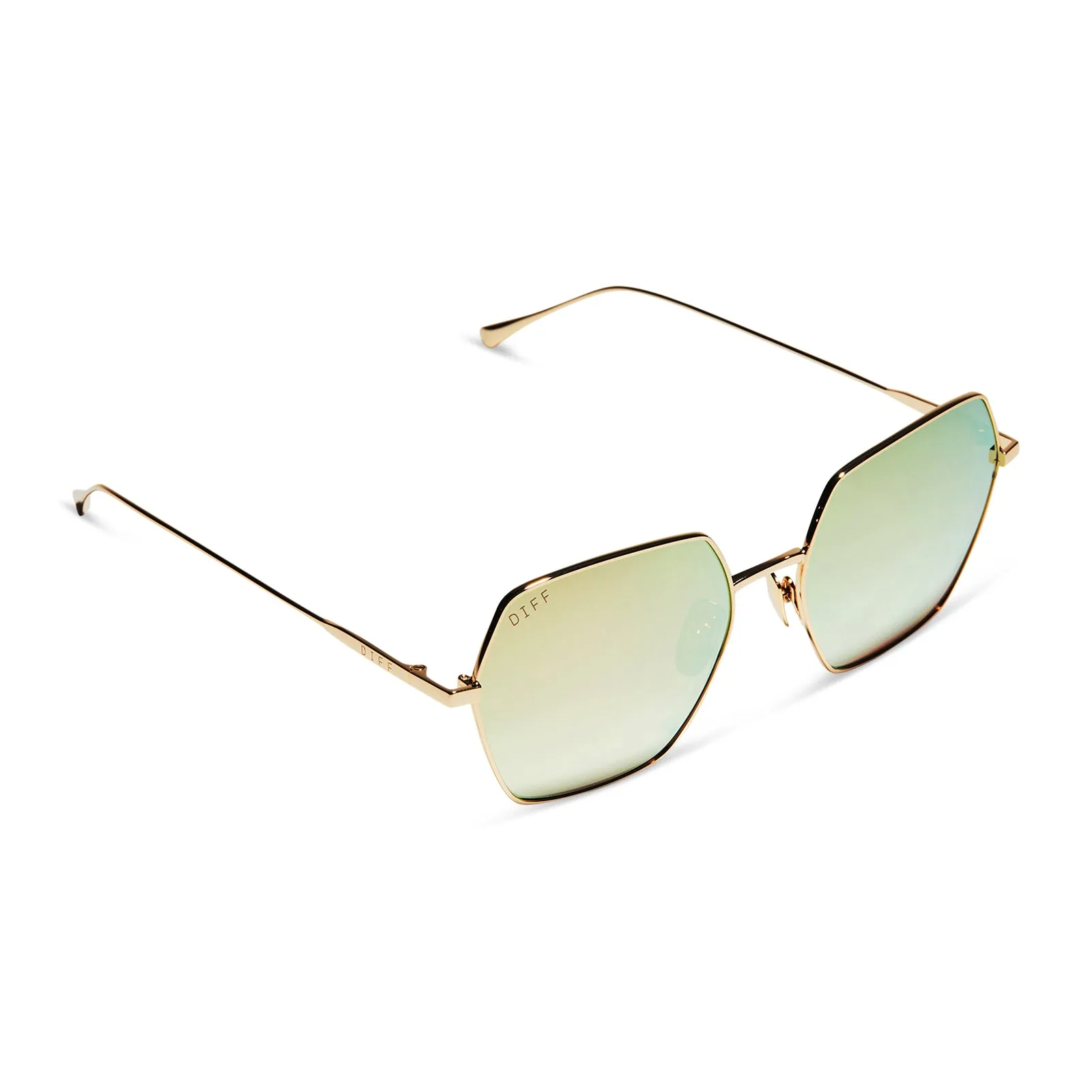 HARLOWE - GOLD   TAUPE FLASH SUNGLASSES