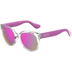 Havaianas Women's Sunglasses - Crystal Lilac Full Rim Cat Eye | NORONHA/M 022S/VQ