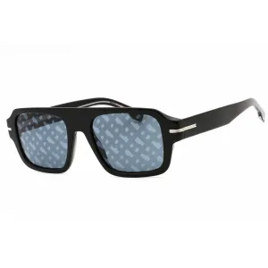 Hugo Boss Men's Sunglasses - Black Rectangular Full Rim Frame | BOSS 1595/S 0807 MD