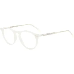 Isabel Marant Women's Eyeglasses - White Acetate Round Frame Demo Lens | IM 0026 SZJ