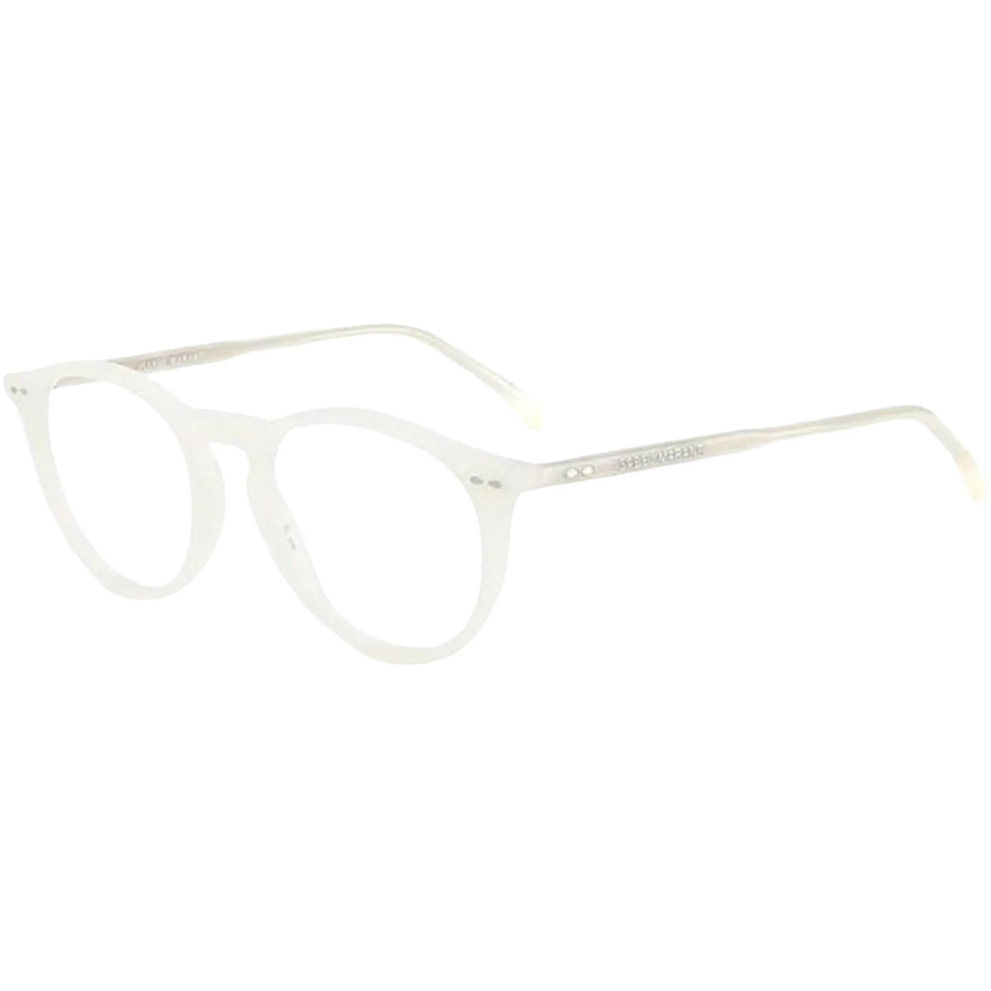 Isabel Marant Women's Eyeglasses - White Acetate Round Frame Demo Lens | IM 0026 SZJ
