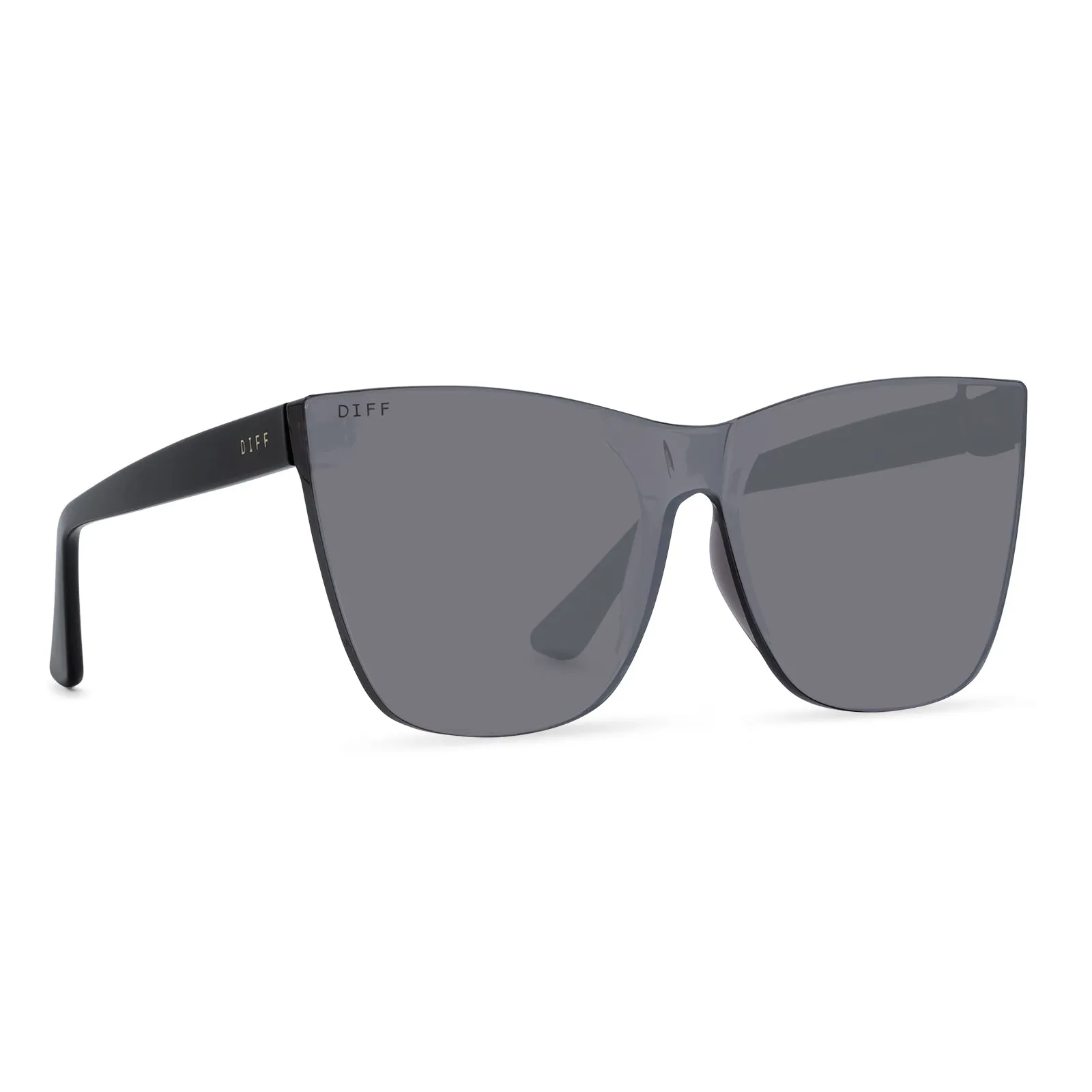 JENNA - BLACK   SMOKE FLASH SUNGLASSES