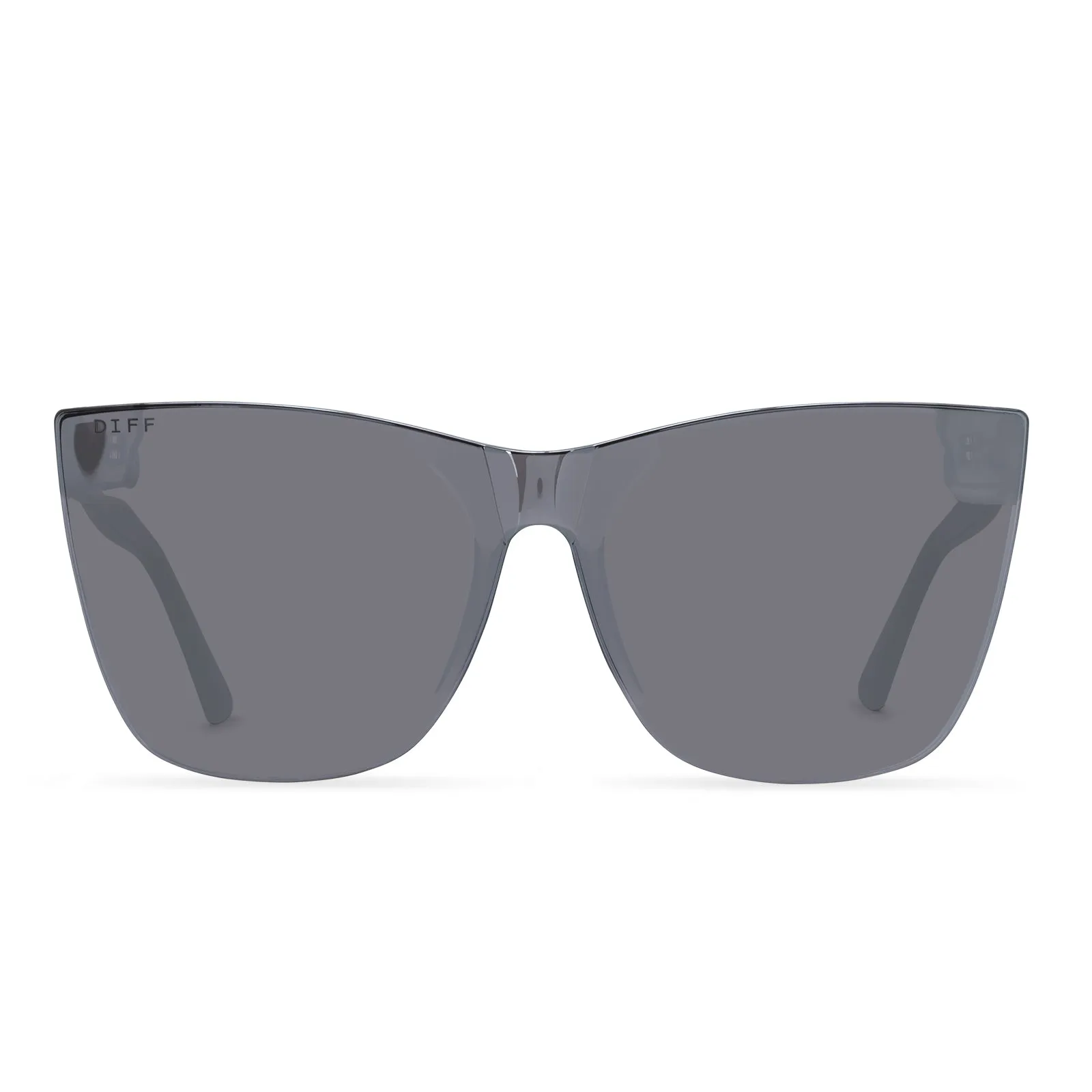 JENNA - BLACK   SMOKE FLASH SUNGLASSES