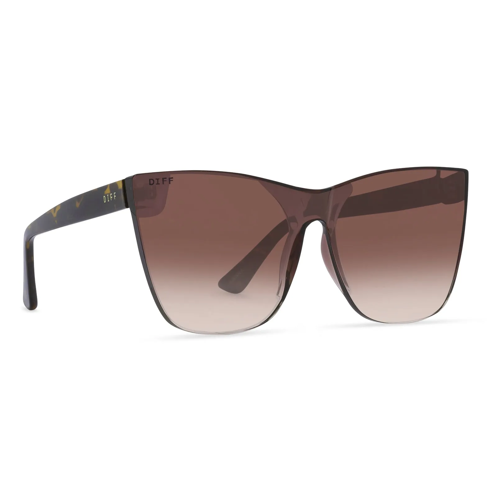 JENNA - DARK TORTOISE   BROWN GRADIENT SUNGLASSES