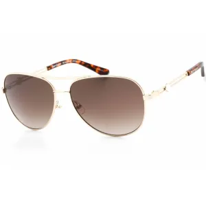 Juicy Couture Women's Sunglasses - Light Gold Metal Aviator Frame | JU 616/G/S 03YG HA