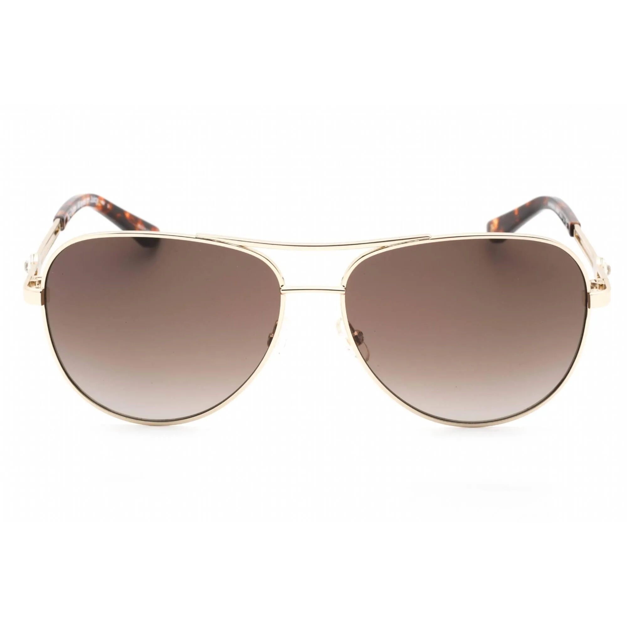 Juicy Couture Women's Sunglasses - Light Gold Metal Aviator Frame | JU 616/G/S 03YG HA
