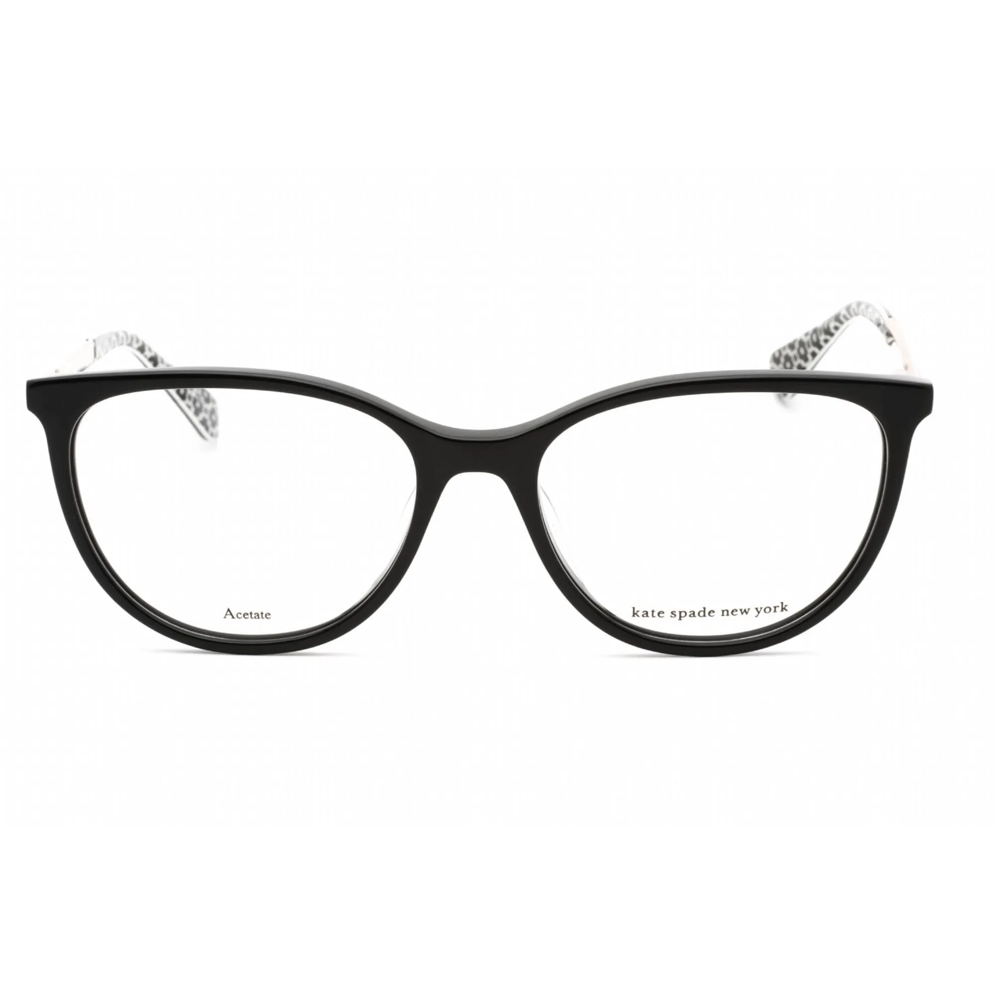 Kate Spade Women's Eyeglasses - Black Cat Eye Shape Full Rim Frame | KIMBERLEE 0807 00