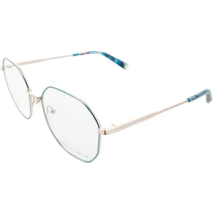 Kendall   Kylie Women's Eyeglasses - Aqua Metal Geometric Frame Demo Lens | KKO204 444