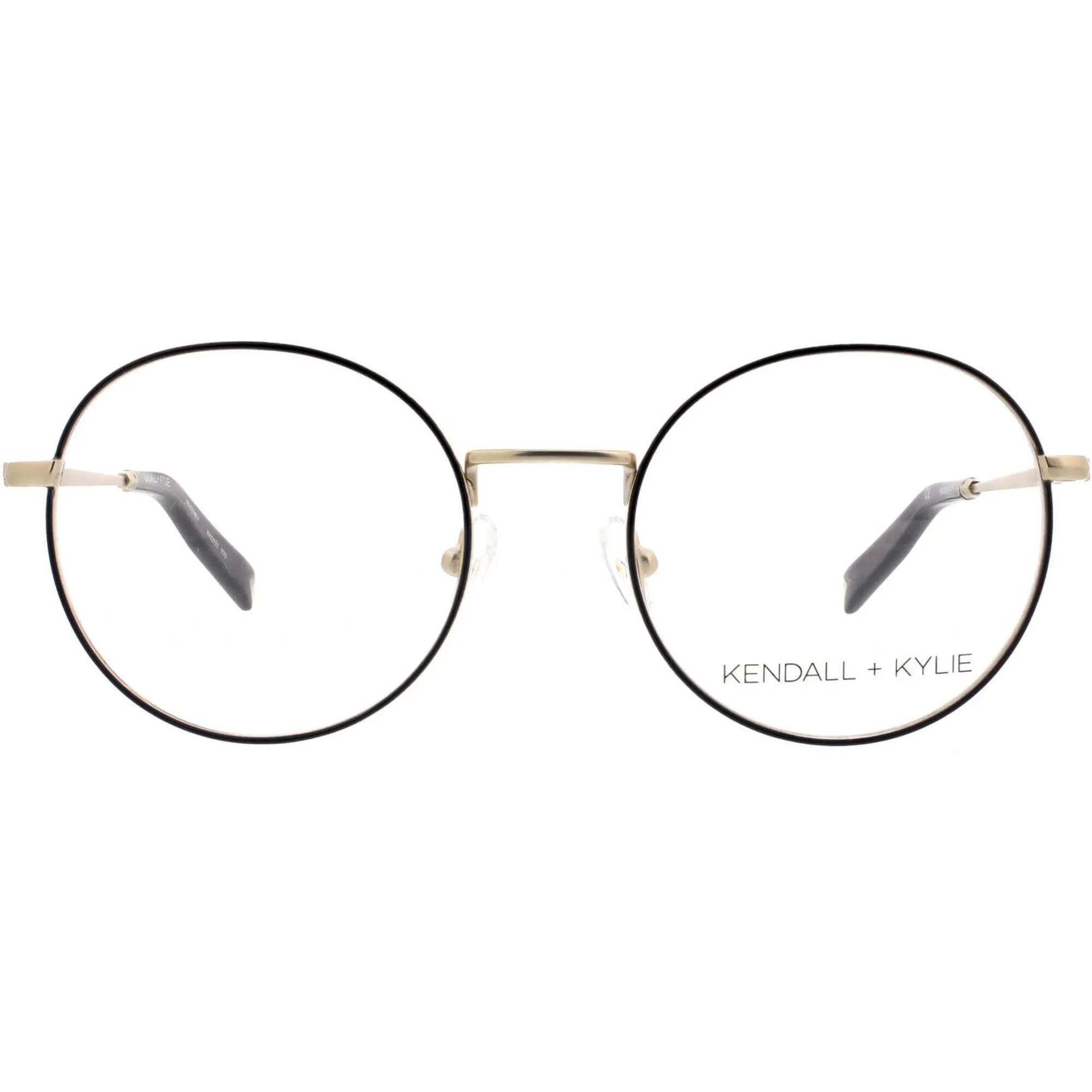 Kendall   Kylie Women's Eyeglasses - Black/Light Gold Metal Frame | KKO117 WHITNEY 770