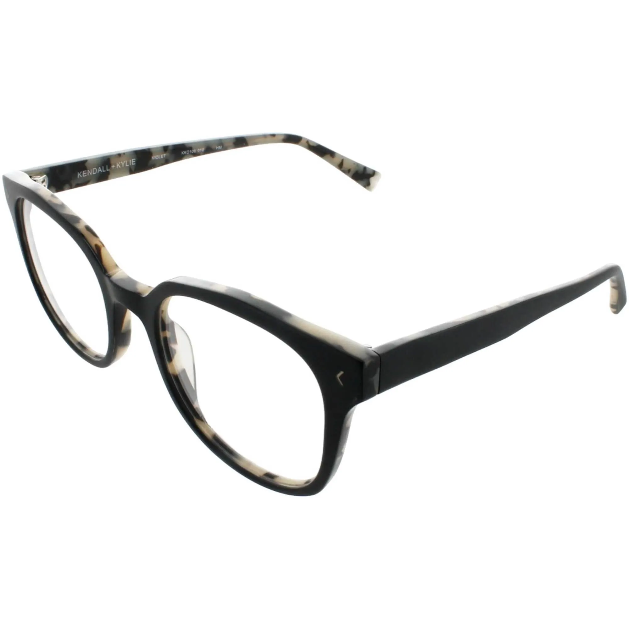 Kendall   Kylie Women's Eyeglasses - Matte Black/Tort Frame Demo Lens | KKO106BJS 10