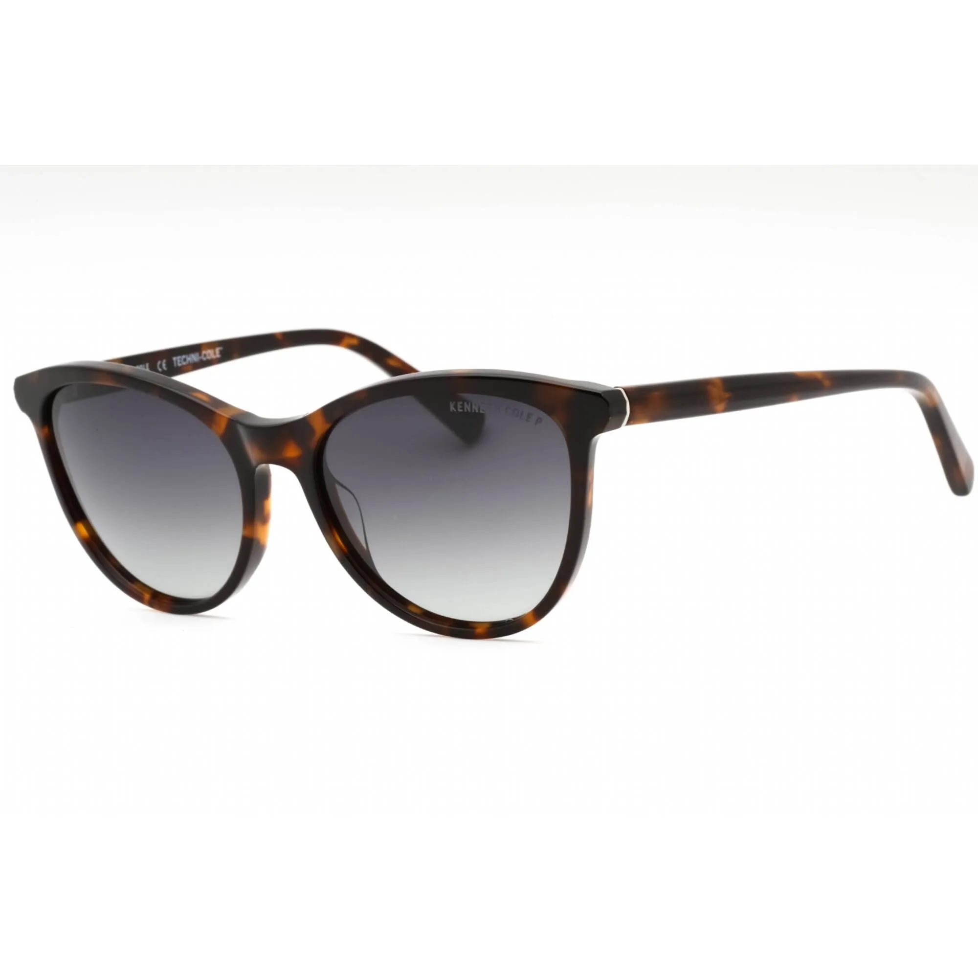 Kenneth Cole New York Women's Sunglasses - Dark Havana Acetate Cat Eye | KC7255 52R