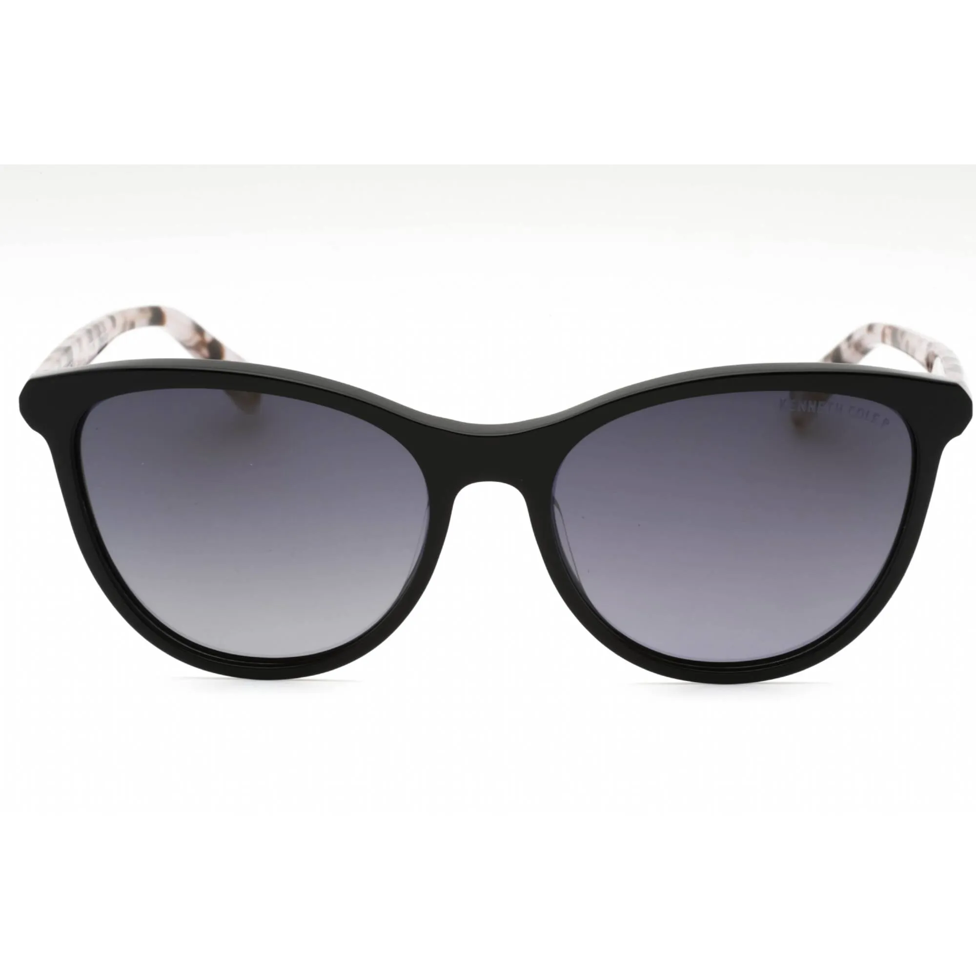 Kenneth Cole New York Women's Sunglasses - Shiny Black Acetate Cat Eye | KC7255 01D