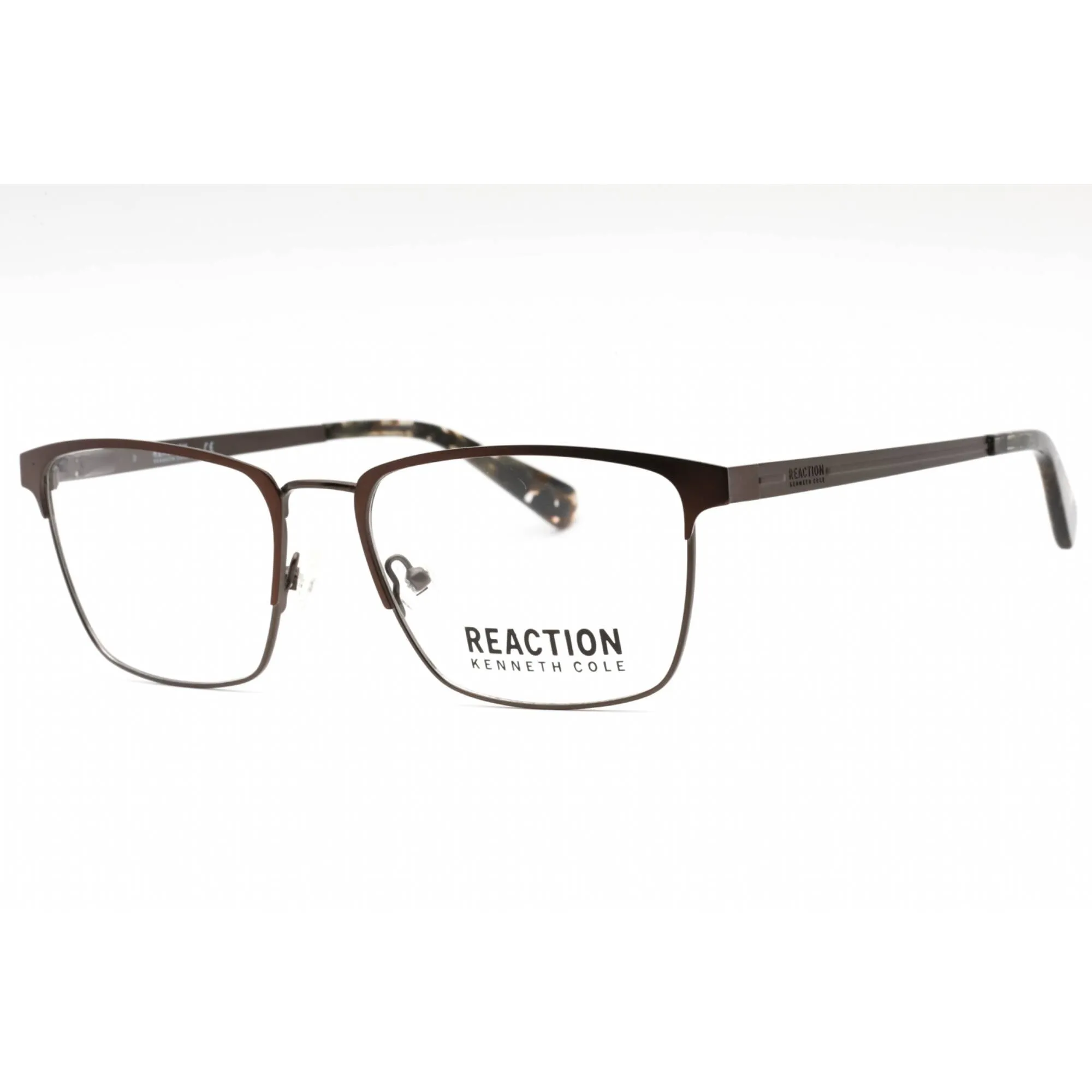 Kenneth Cole Reaction Men's Eyeglasses - Matte Dark Brown Metal Frame | KC0871 049