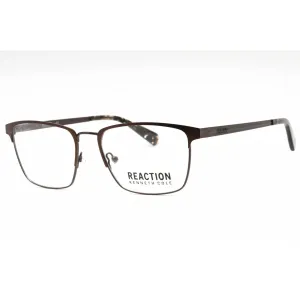 Kenneth Cole Reaction Men's Eyeglasses - Matte Dark Brown Metal Frame | KC0871 049