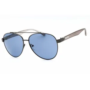 Kenneth Cole Reaction Men's Sunglasses - Shiny Gunmetal Frame Blue Lens | KC1394 08V