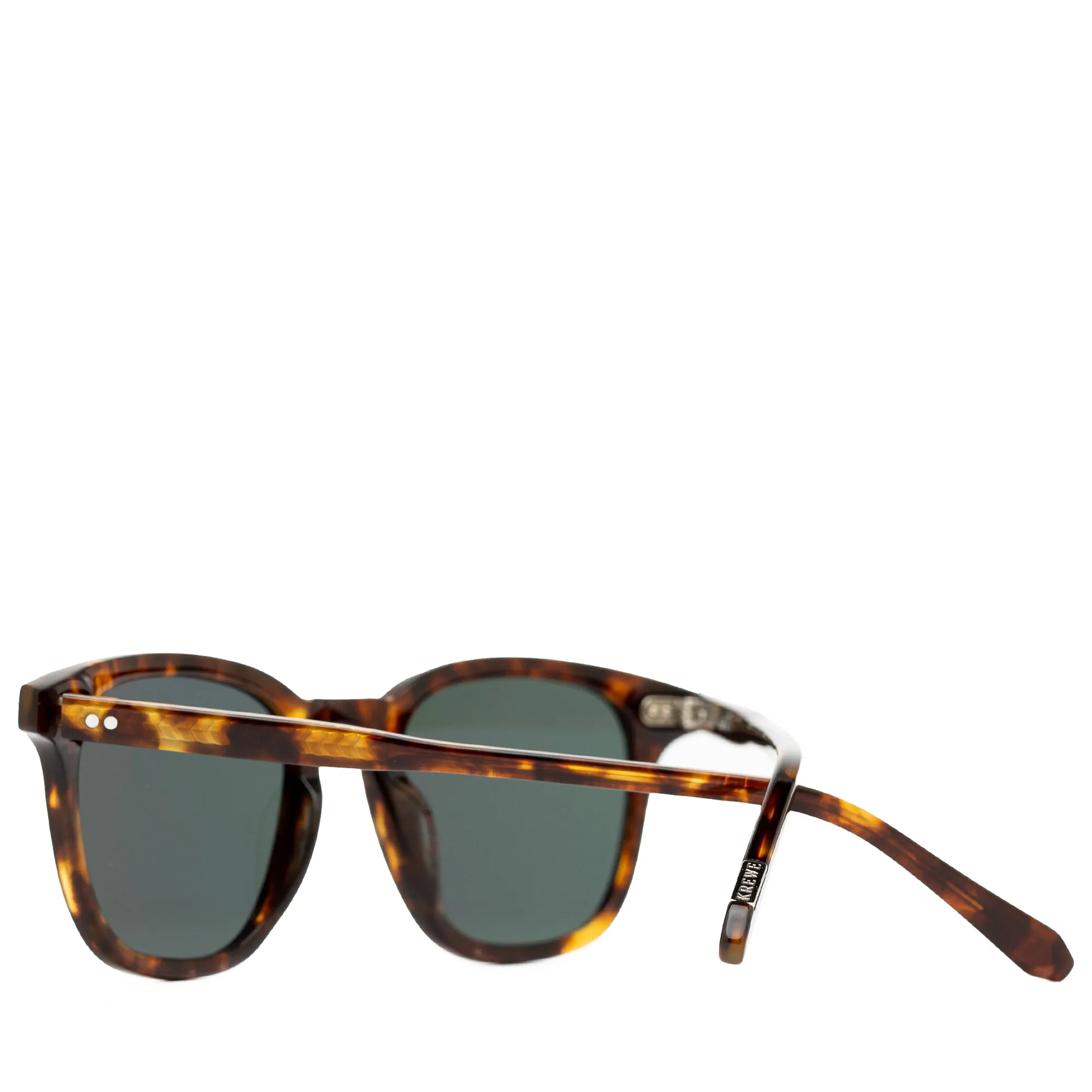 Krewe Pierce Polarized Sunglasses - Rye/Dark Green
