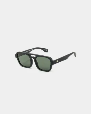 Le Specs Unwritten Straw Sunglasses Black