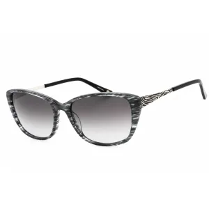 Liz Claiborne Women's Sunglasses - Havana Glitter Grey Cat Eye Frame | L 575/S 0MK5 9O
