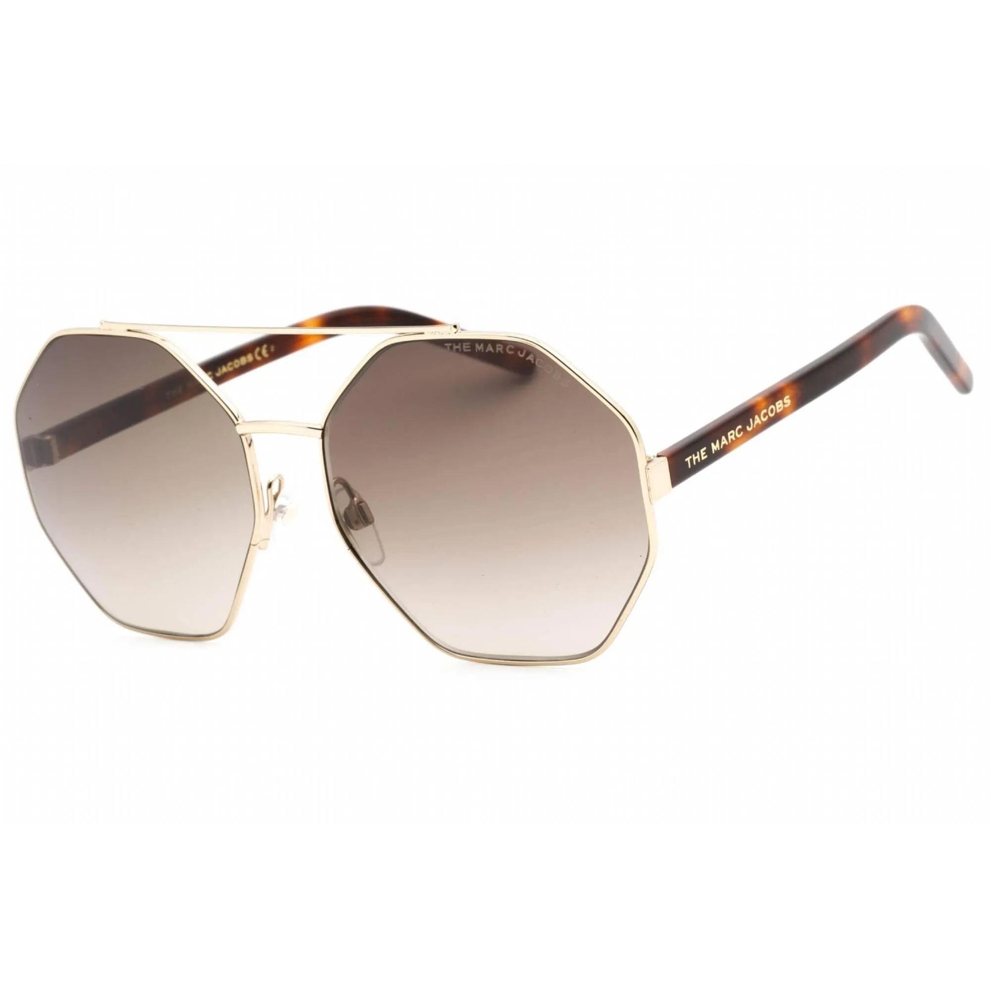 Marc Jacobs Women's Sunglasses - Gold Havana Metal Round Frame | MARC 524/S 006J HA