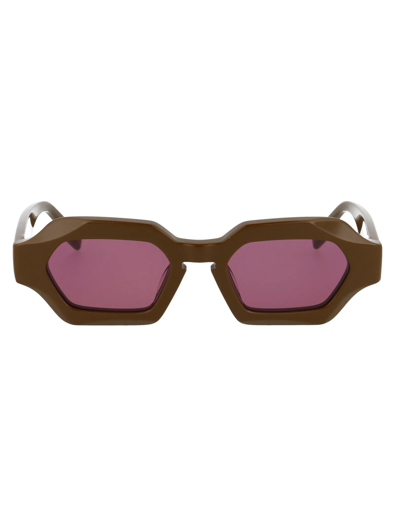 McQ Alexander McQueen Geometric Frame Sunglasses