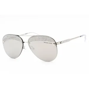 Michael Kors Women's Sunglasses - Shiny Silver Metal Rimless Frame | 0MK1135B 18896G