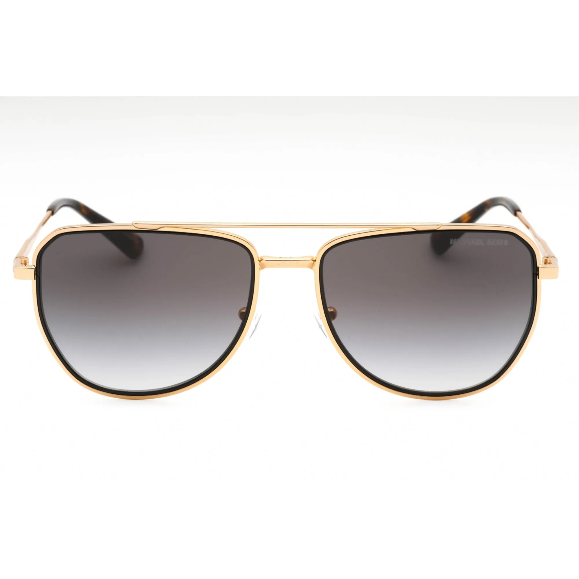 Michael Kors Women's Sunglasses - Shiny Yellow Gold Aviator Frame | 0MK1155 18968G