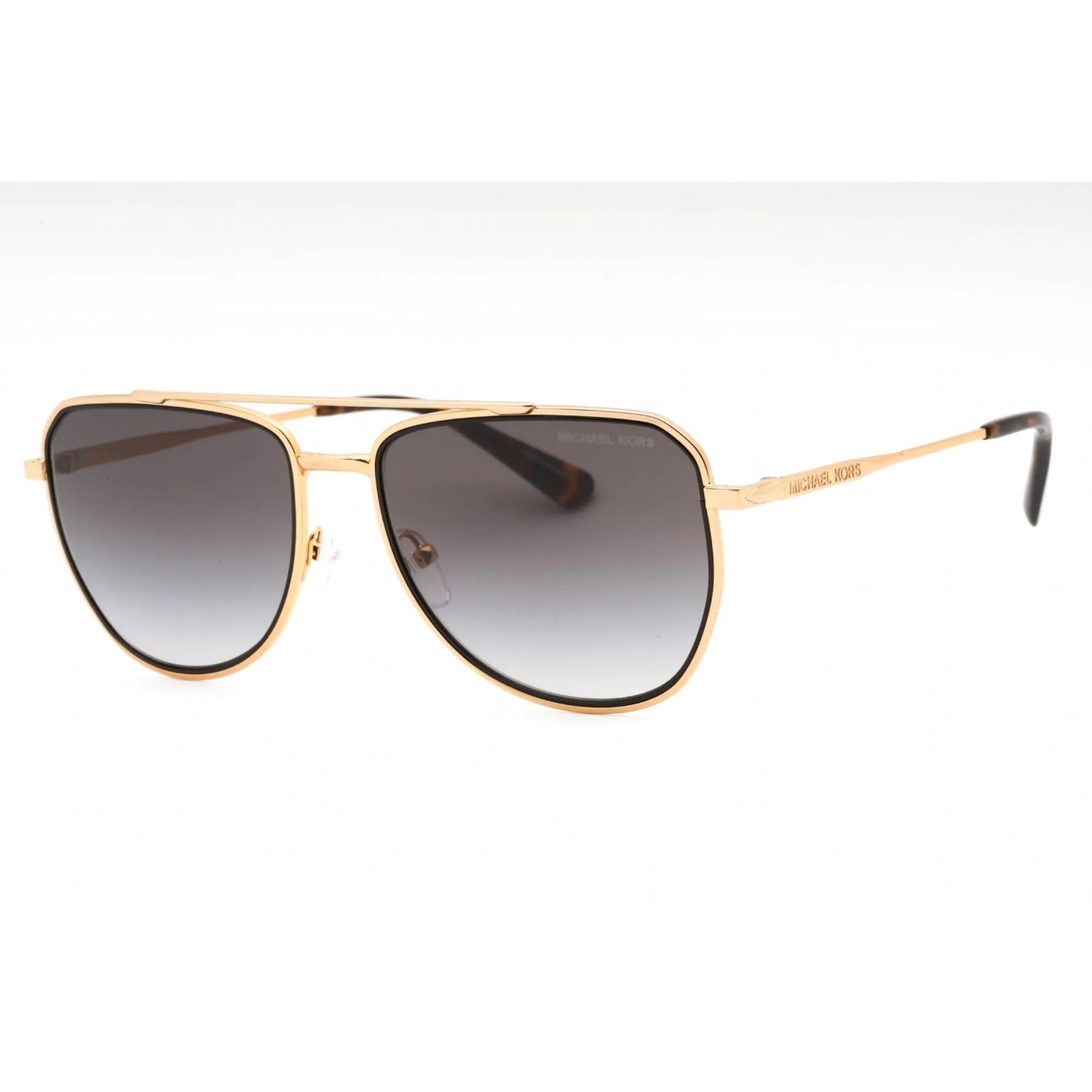Michael Kors Women's Sunglasses - Shiny Yellow Gold Aviator Frame | 0MK1155 18968G