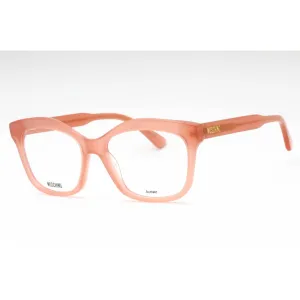 Moschino Women's Eyeglasses - Peach Acetate Cat Eye Shape Full Rim Frame | MOS606 733