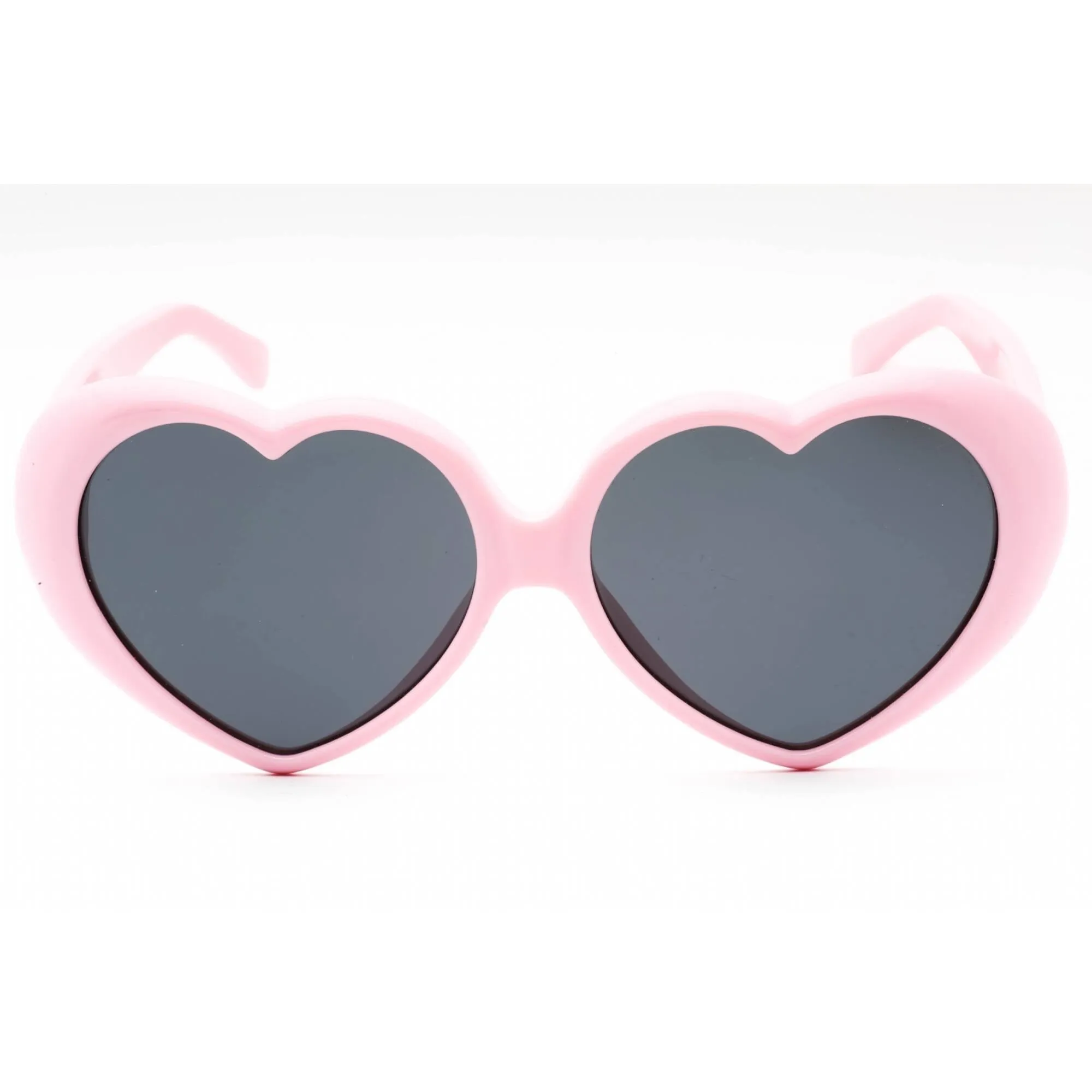Moschino Women's Sunglasses - Pink Heart Full Rim Frame Grey Lens | MOS128/S 035J IR