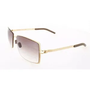 Mykita Unisex Sunglasses - Gold Line Rectangular Frame | NO1 SUN-LEONA-GOLD LINE 006