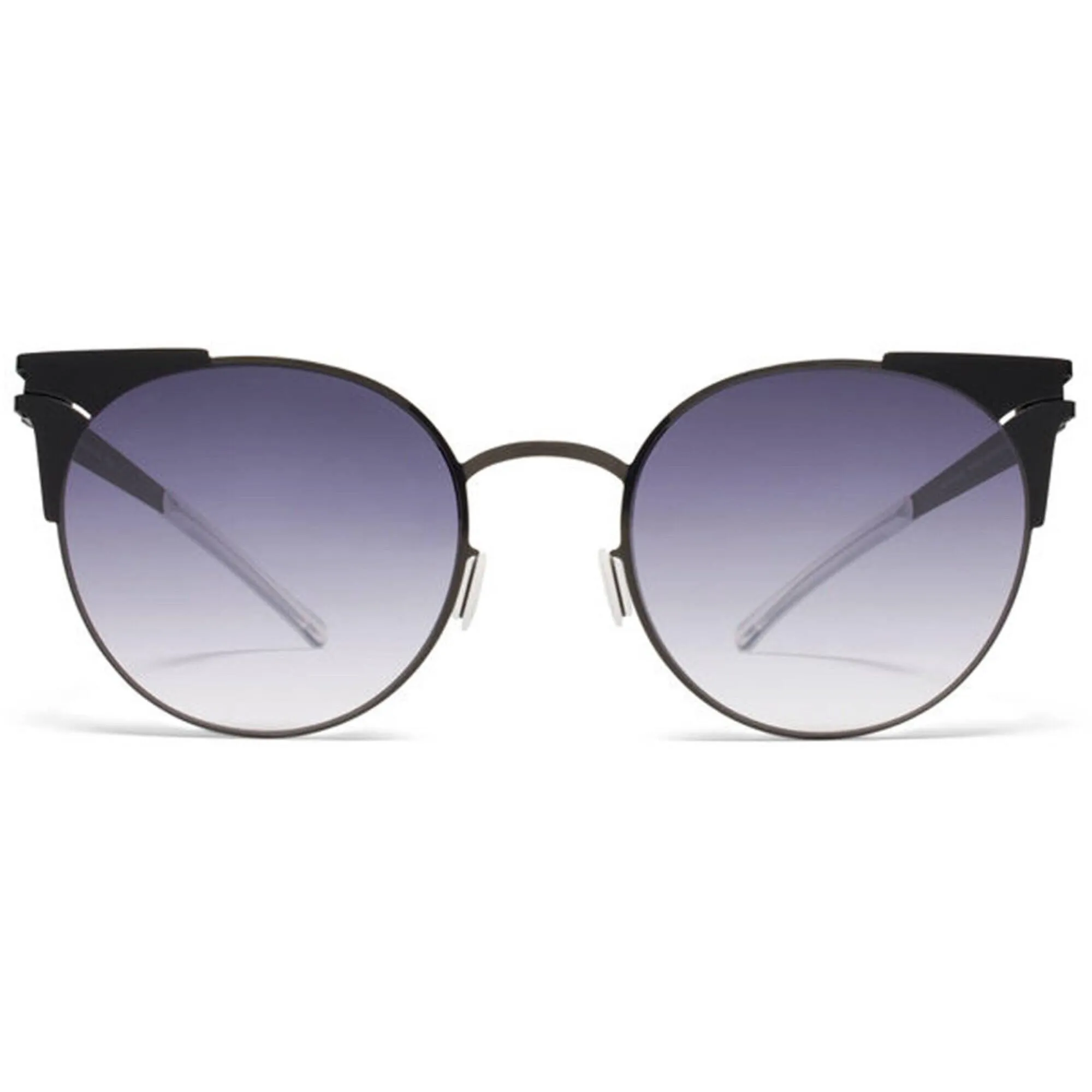 Mykita Women's Sunglasses - Black Grey Gradient Lens Shiny Black Frame | LULU 275