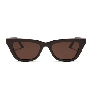 NOELLE - MAHOGANY   BROWN SUNGLASSES