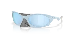 Oakley Plantaris Sunglasses in Matte Stonewash Frames / Prizm Deep Water Polar Lenses