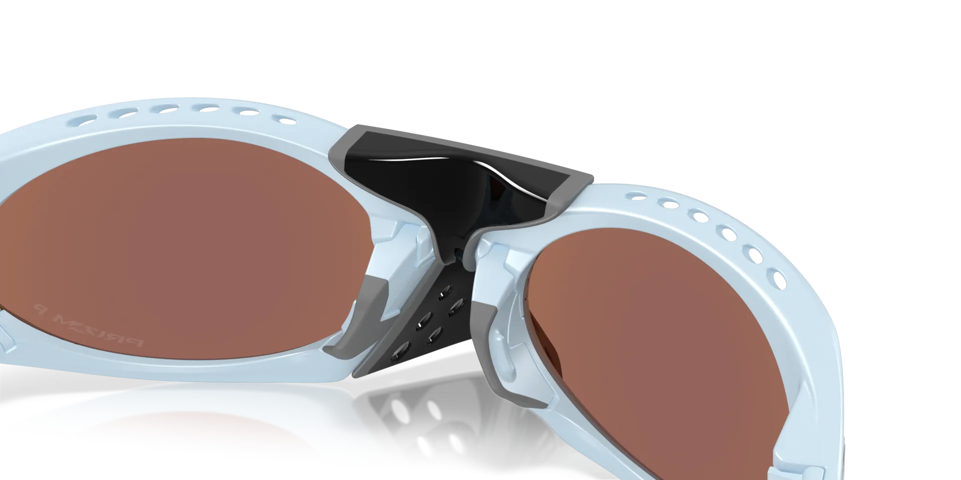 Oakley Plantaris Sunglasses in Matte Stonewash Frames / Prizm Deep Water Polar Lenses