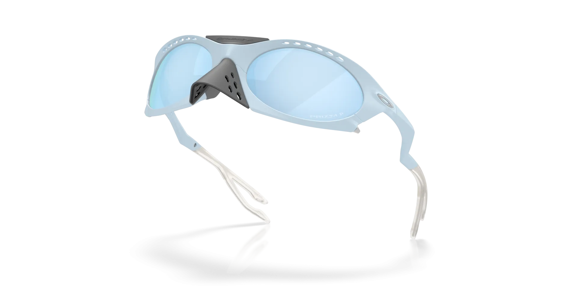 Oakley Plantaris Sunglasses in Matte Stonewash Frames / Prizm Deep Water Polar Lenses