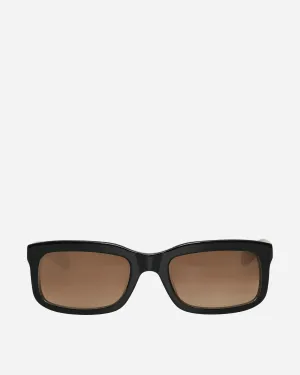 Palmer Sunglasses Solid Black / Brown