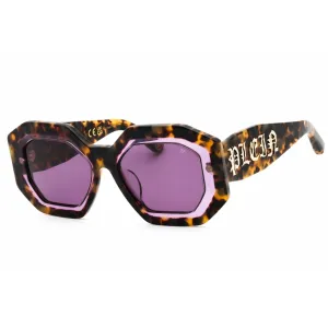 Philipp Plein Women's Sunglasses - Light Yellow Havana Geometric Frame | SPP098M 0778