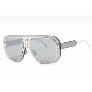 Philipp Plein Women's Sunglasses - Shiny Palladium Frame Silver Lens | SPP050 579X