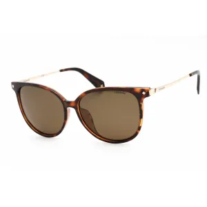 Polaroid Core Women's Sunglasses - Havana Cat Eye Shape Frame | PLD 4076/F/S 086 SP