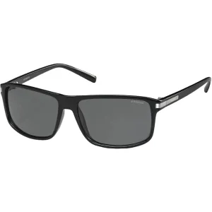 Polaroid Men's Sunglasses - Shiny Black Plastic Rectangular Frame | PLD 2019/S 0D28