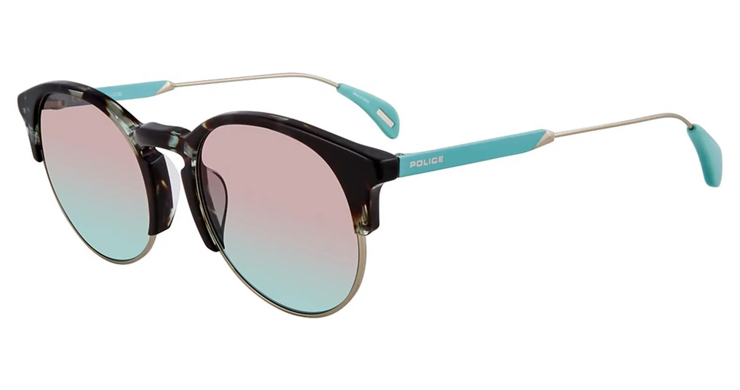 Police SPL738 0AM5 - Tortoiseshell/ Black/ Blue