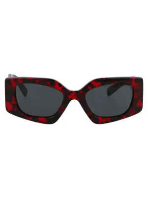 Prada Eyewear Symbole Geometric Frame Sunglasses