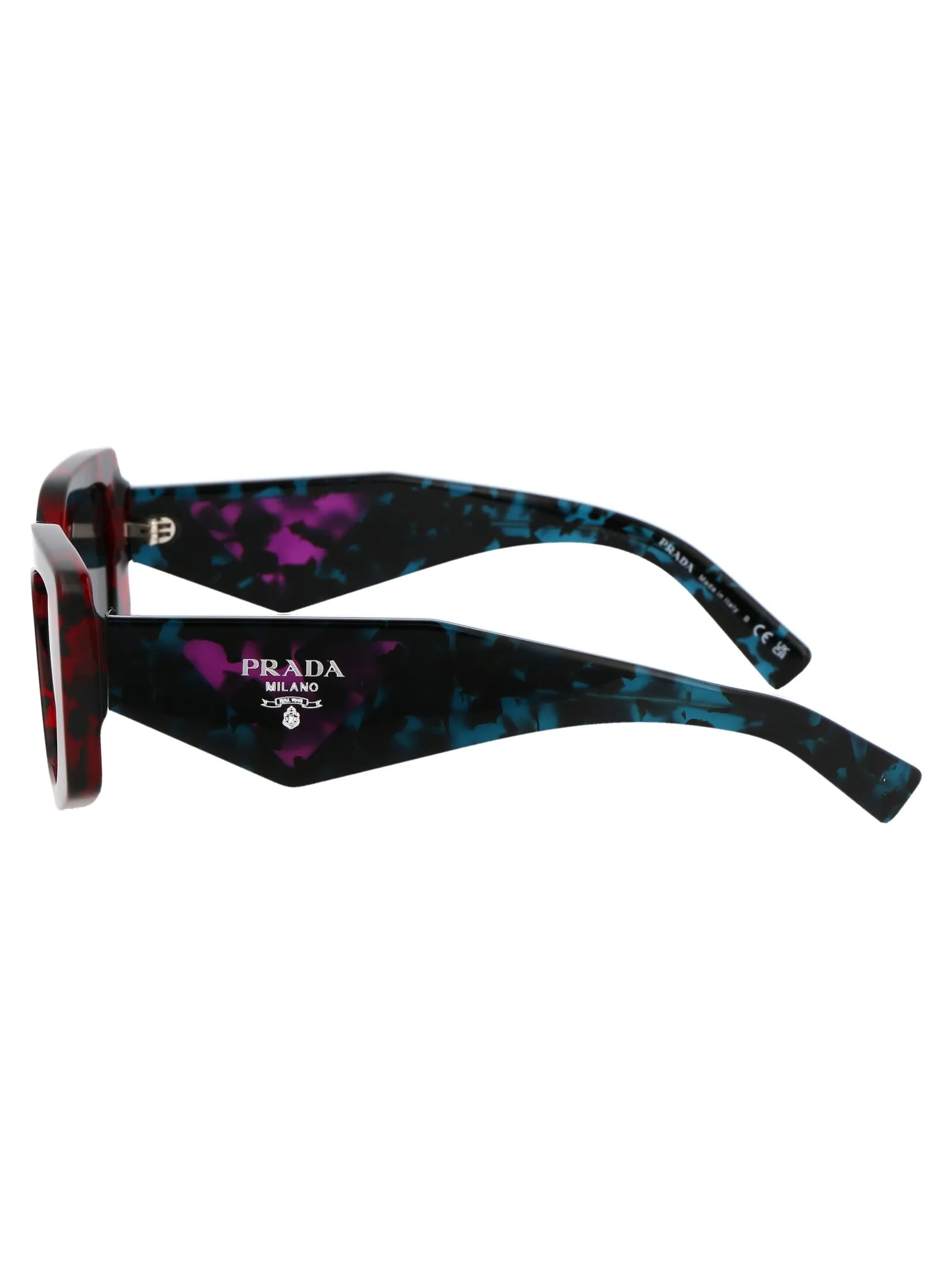 Prada Eyewear Symbole Geometric Frame Sunglasses