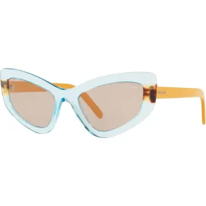 Prada Women's Sunglasses - Azure Medium Havana Plastic Frame | PRADA 0PR 11VS 4704I255