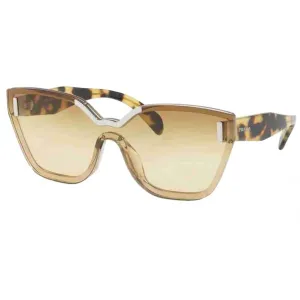 Prada Women's Sunglasses - Beige Plastic Cat Eye Frame | PRADA 0PR16TS VIR1G048