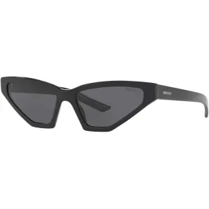 Prada Women's Sunglasses - Black Plastic Unique Frame | PRADA 0PR 12VS 1AB5S057