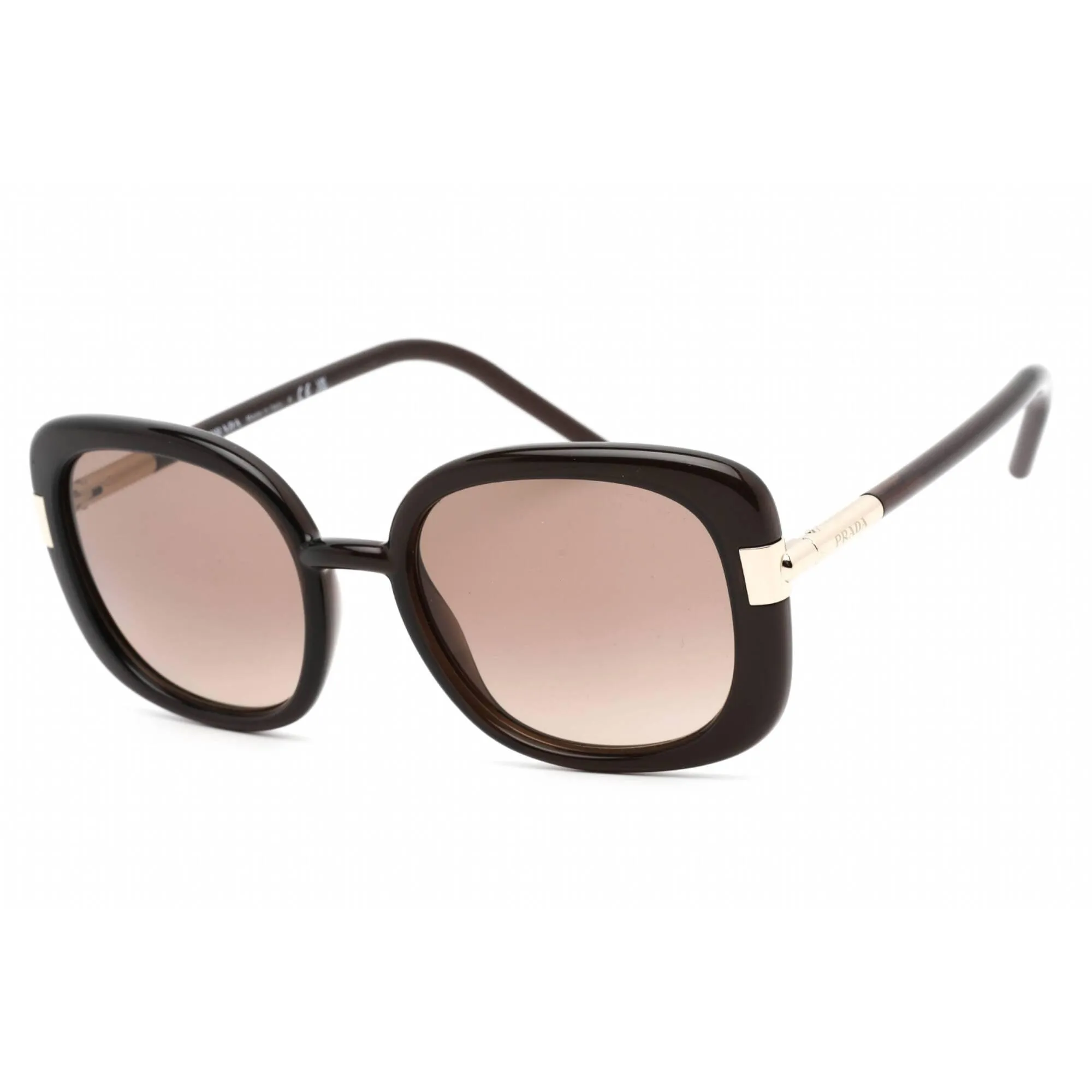 Prada Women's Sunglasses - Dark Brown Crystal Plastic Butterfly | 0PR 04WS 05M3D0