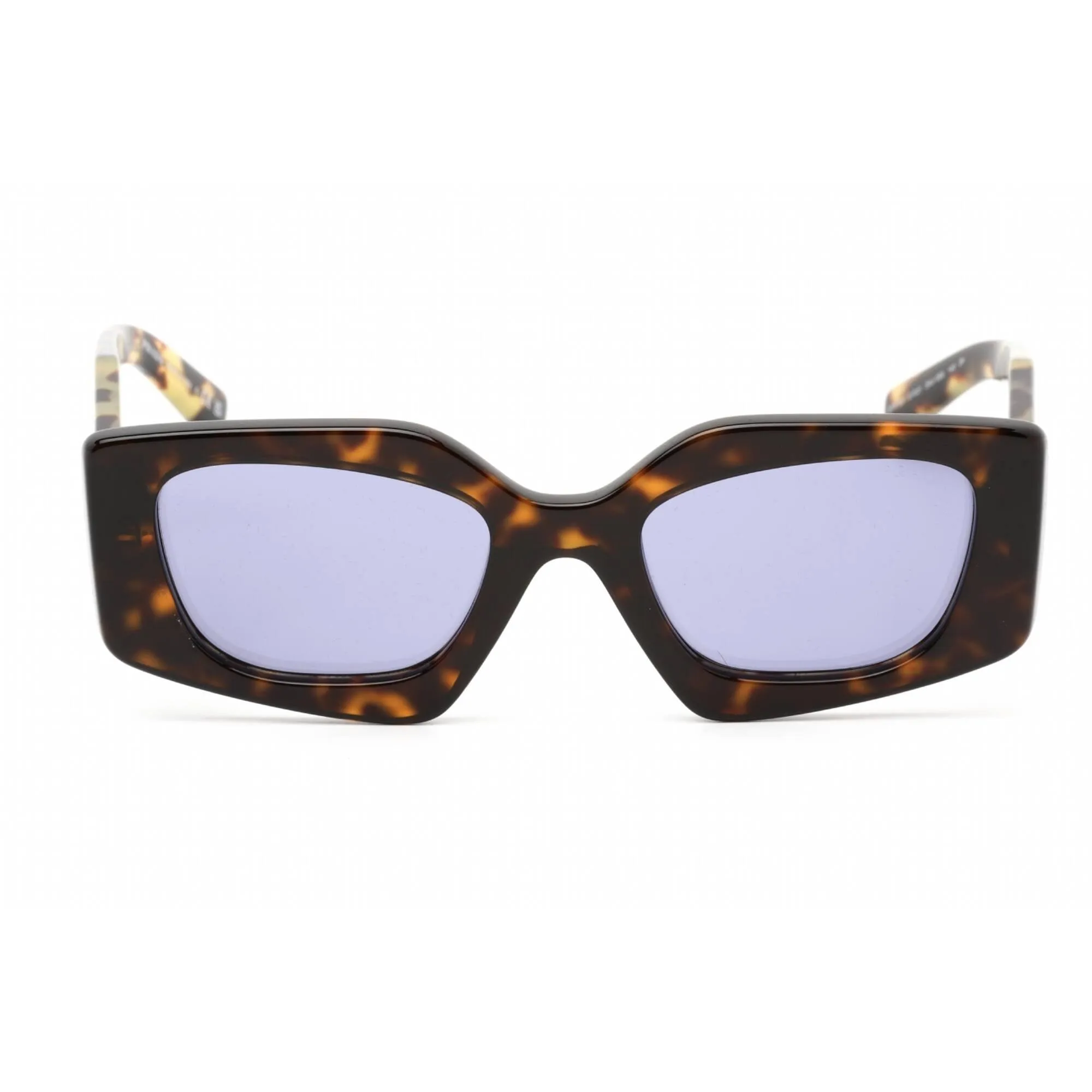 Prada Women's Sunglasses - Tortoise Plastic Irregular Shape Frame | 0PR 15YS 2AU05Q