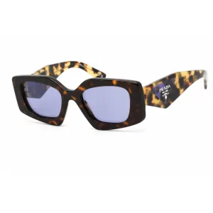 Prada Women's Sunglasses - Tortoise Plastic Irregular Shape Frame | 0PR 15YS 2AU05Q